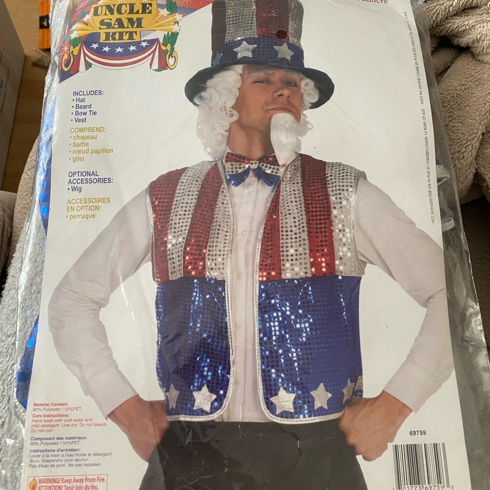⭐️Uncle Sam Costume Set!⭐️